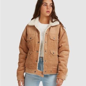 Volcom Woodstock corduroy reversible jacket, Size Women’s Small